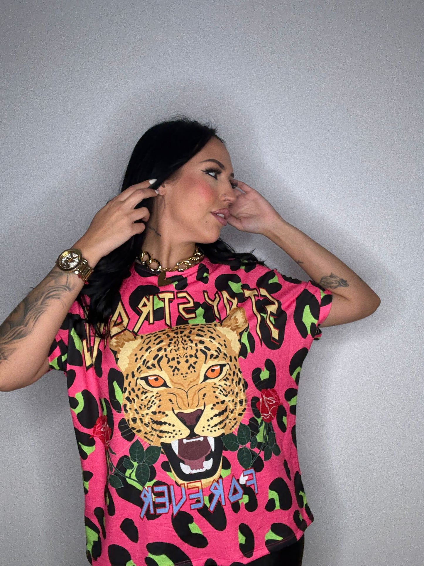 CAMISETA OVER TIGER