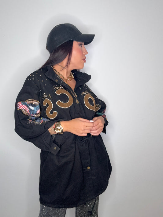 CHAQUETA URBAN TACHAS