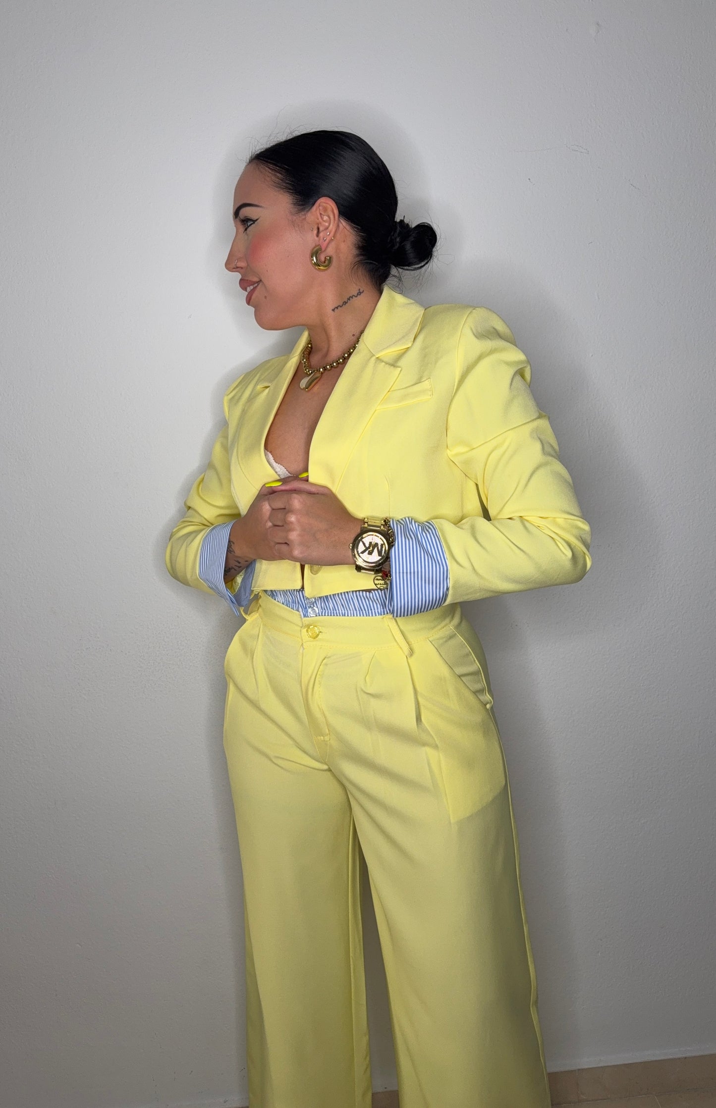 TRAJE MILANO YELLOW