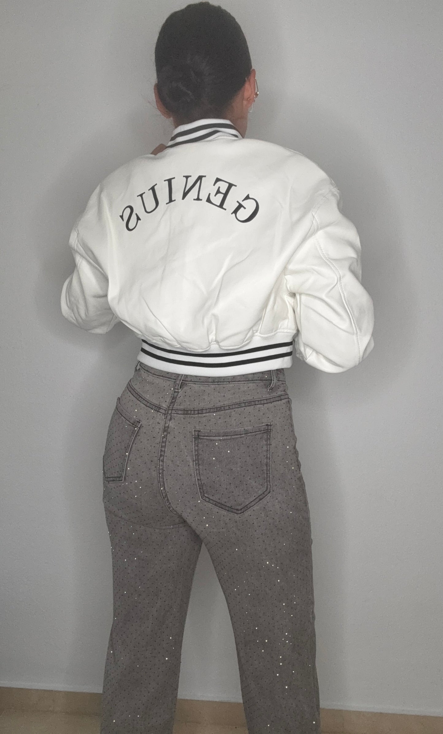 PANTALÓN SWAROVSKY GREY