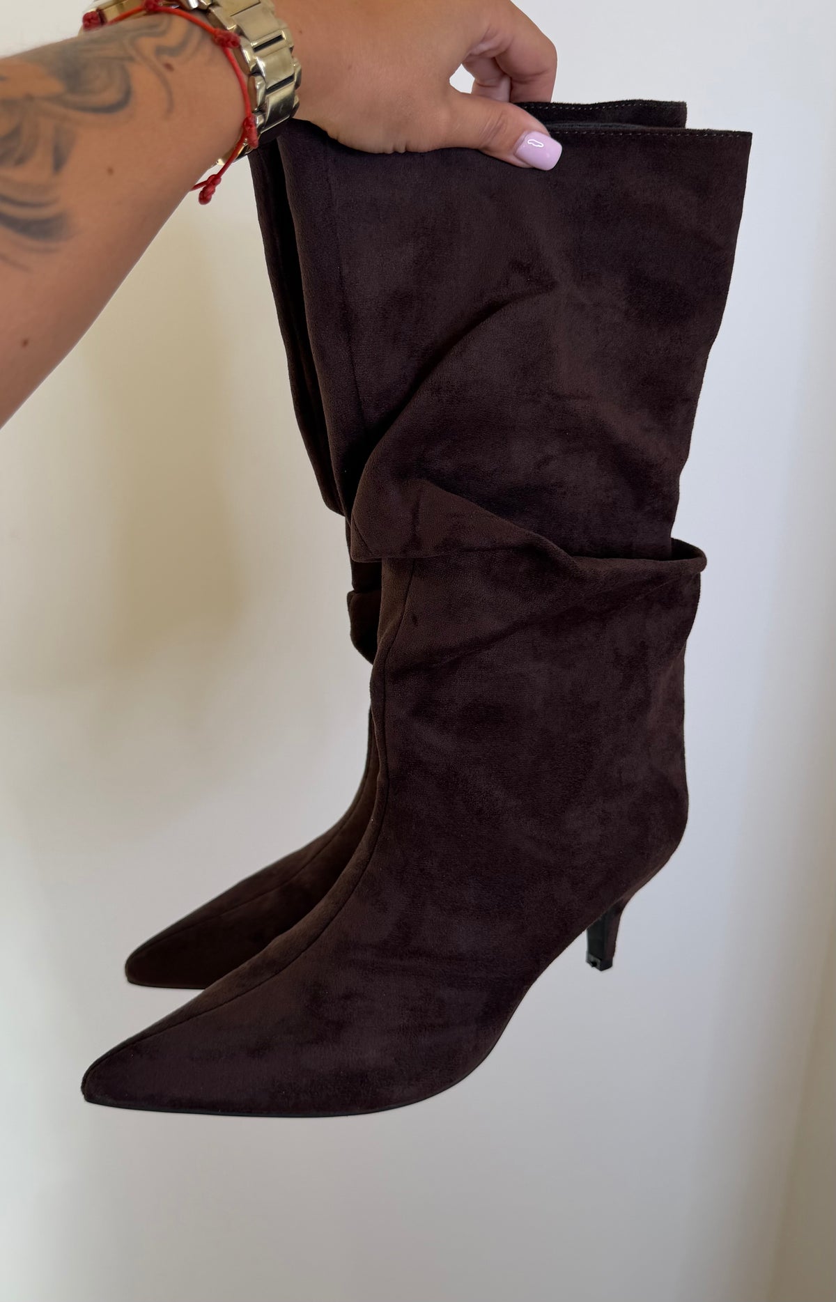 BOTA FRUNCE KITTEN CHOCO