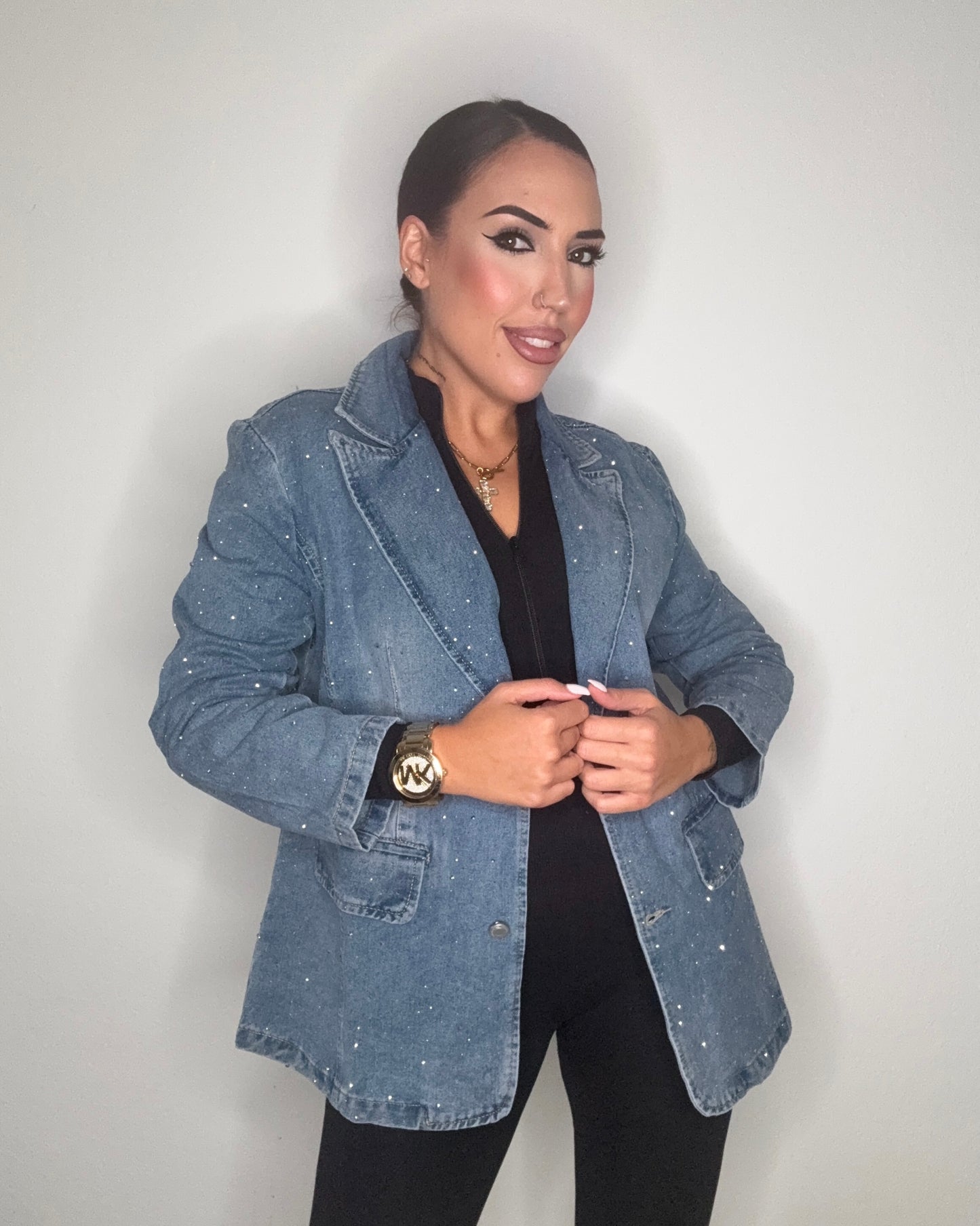 BLAZER SWAROVSKY BLUE