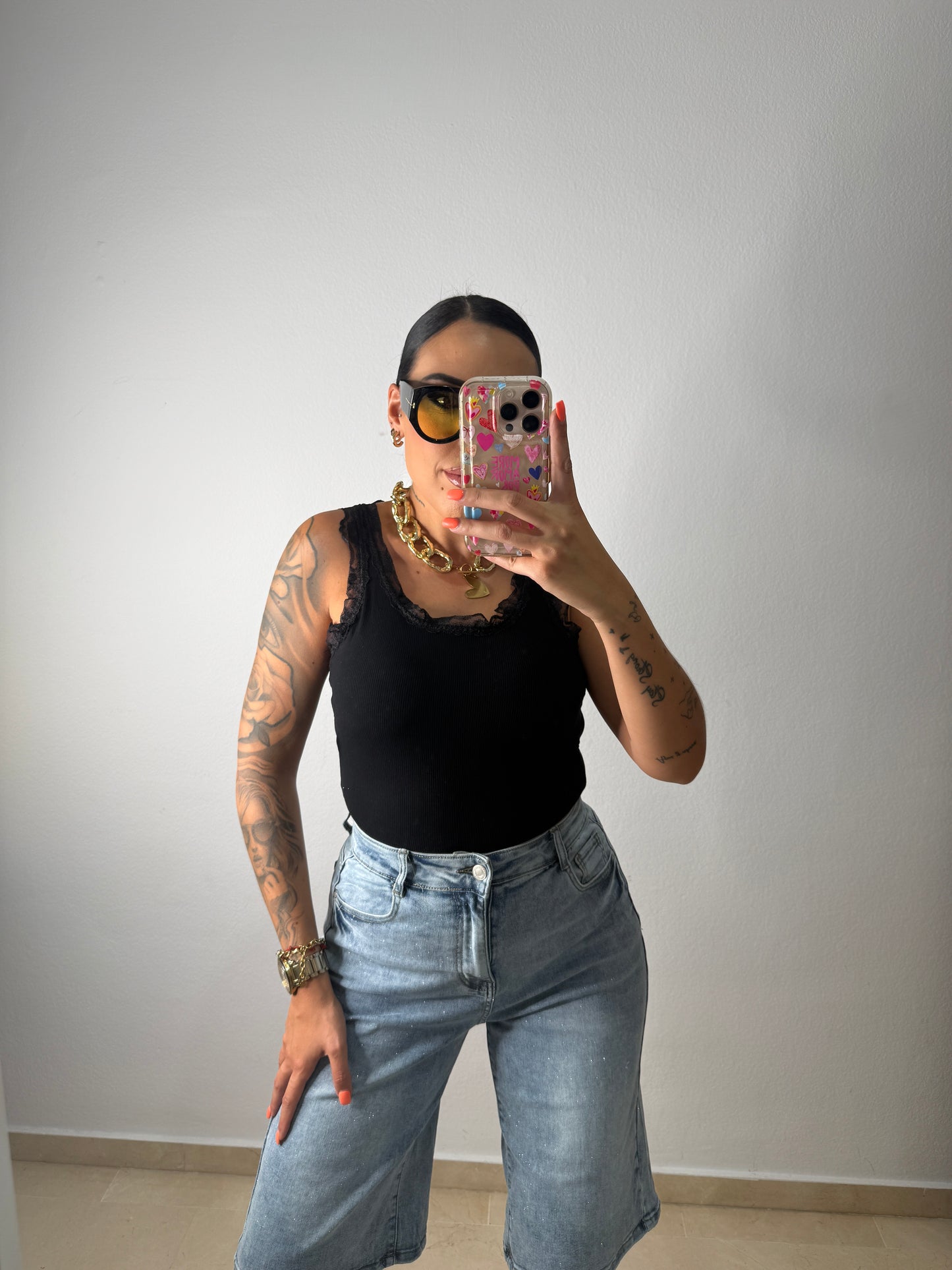 TOP PUSH UP BLACK