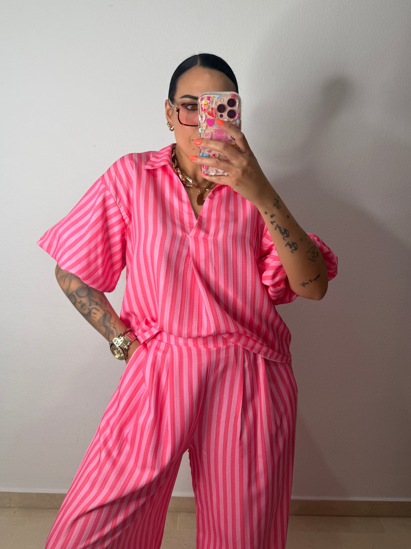 CONJUNTO RAY DOUBLE PINK