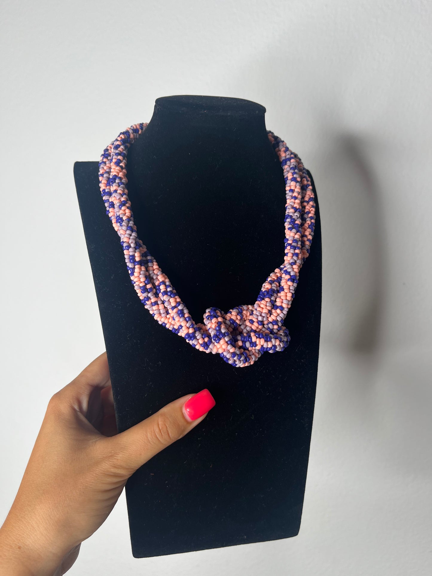 COLLAR NUDO PINK