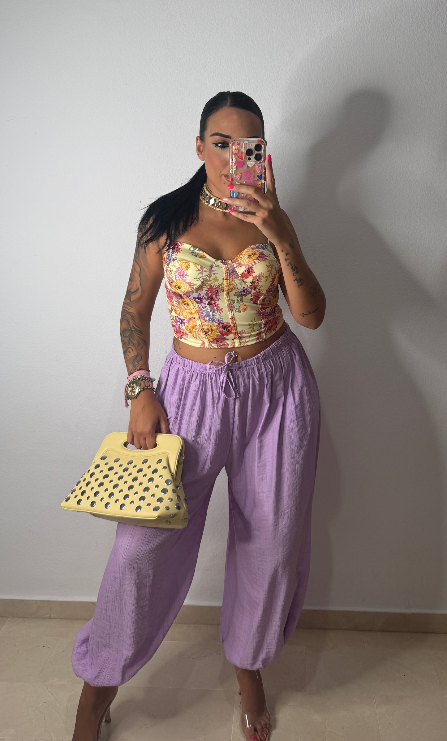 PANTALÓN BOMBACHO LILAC