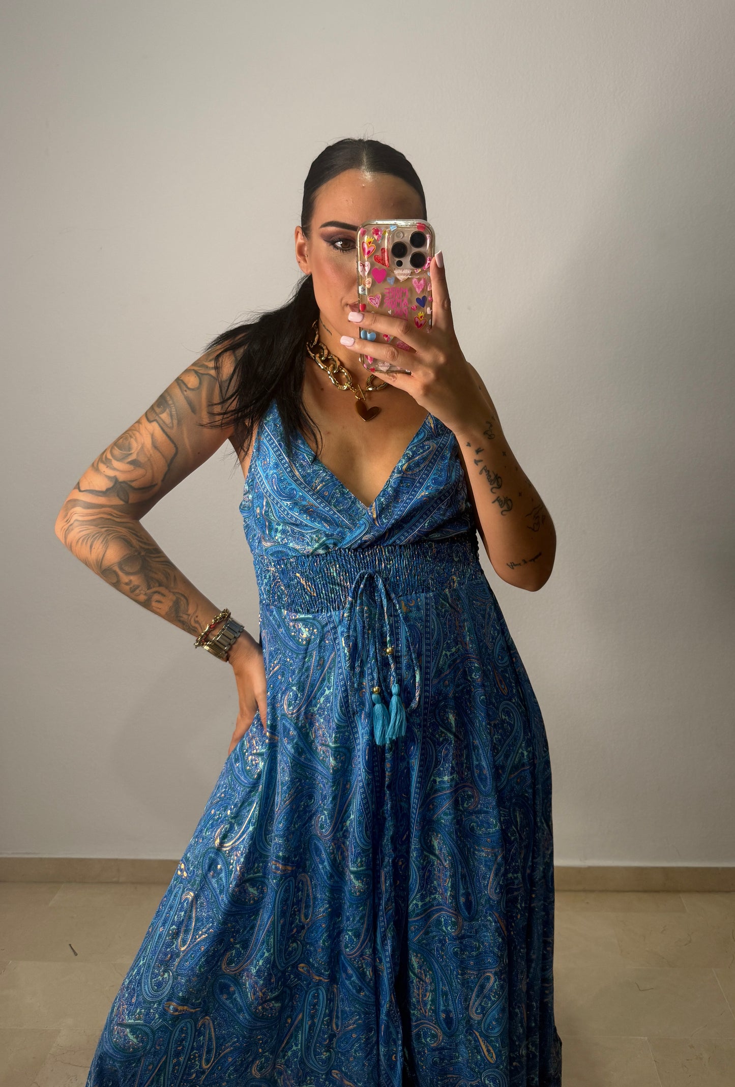 VESTIDO BOHÖ BLUE