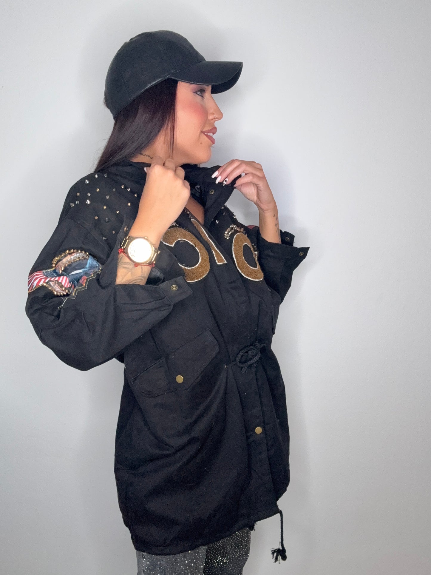 CHAQUETA URBAN TACHAS