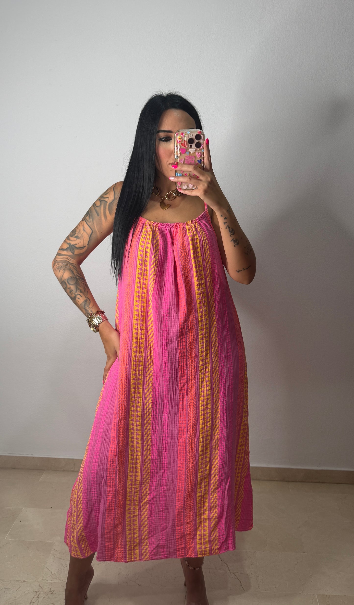 VESTIDO ÉTNICO PINK