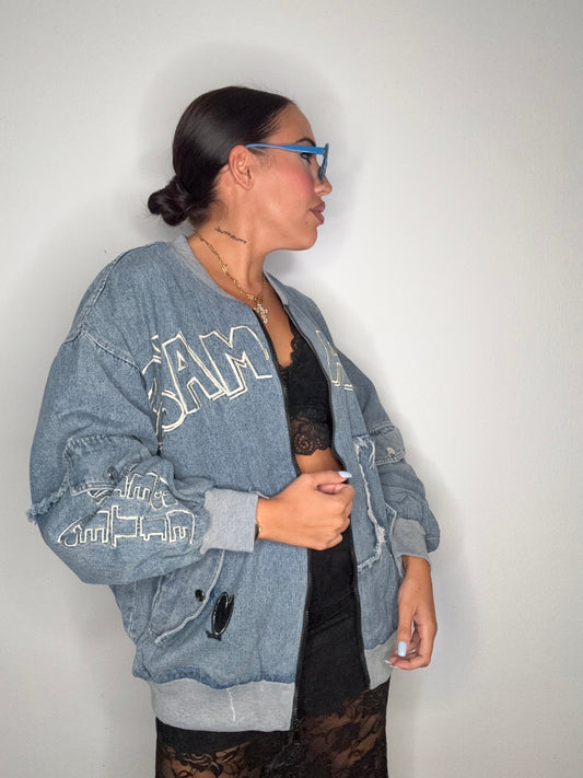 BOMBER LUXURY DENIM OVER