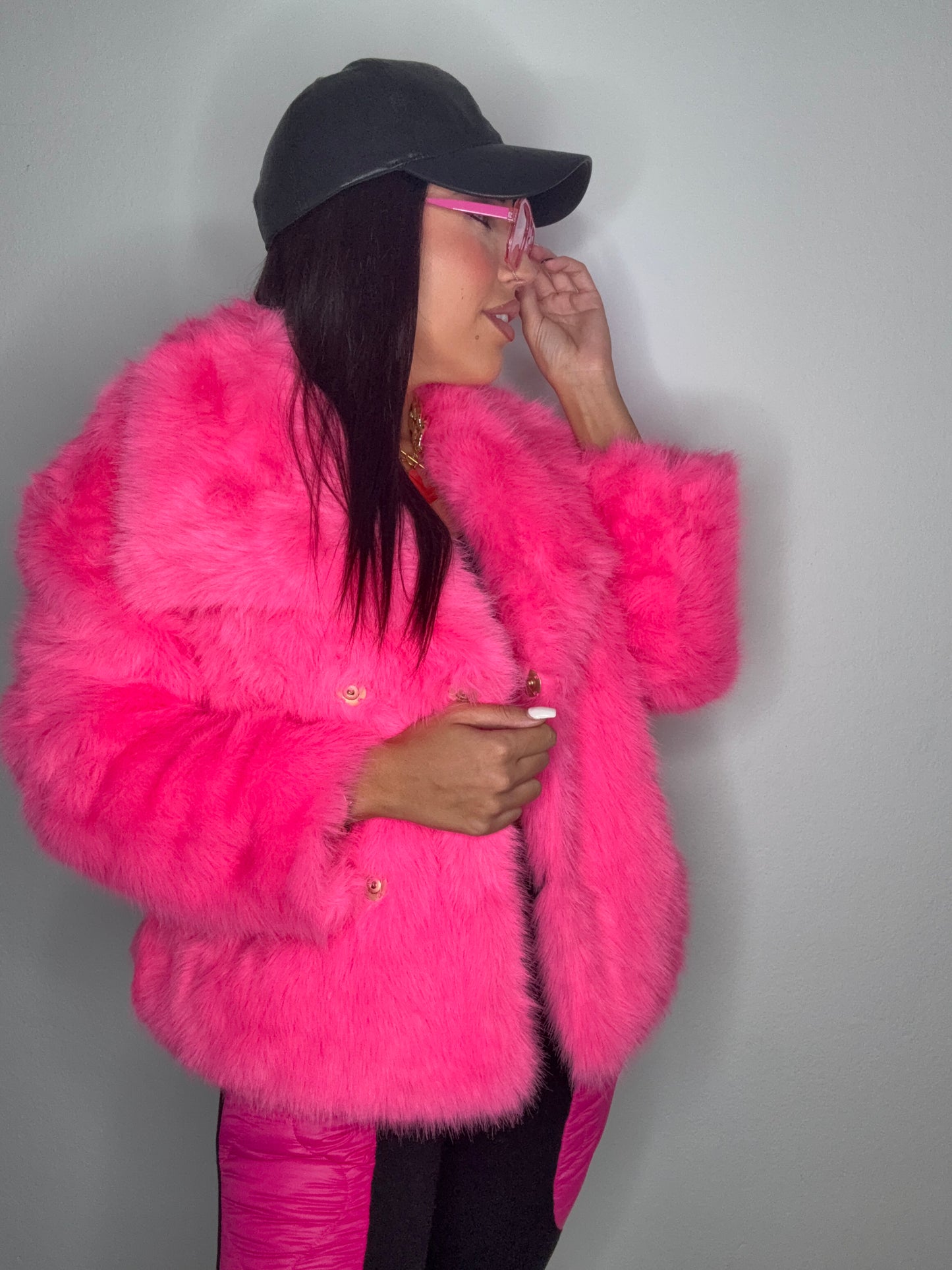 ABRIGO LUXURY NEON PINK