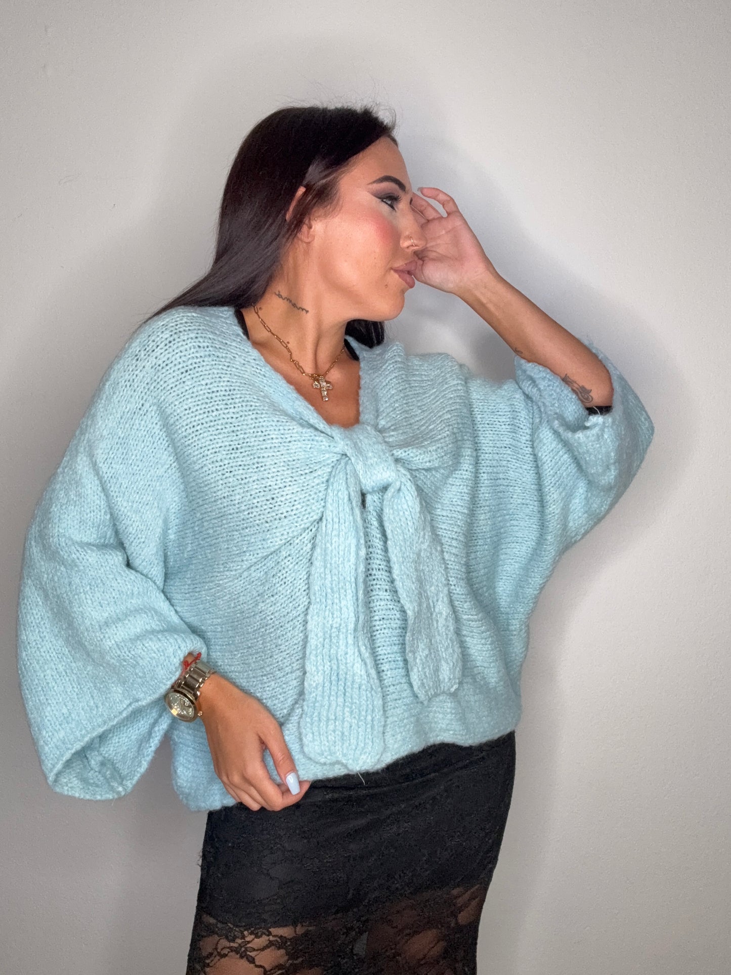 JERSEY OVER LAZO AQUA