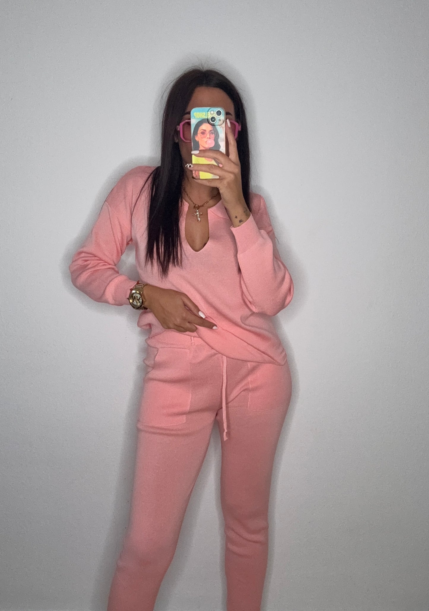 CONJUNTO COMFY CORAL