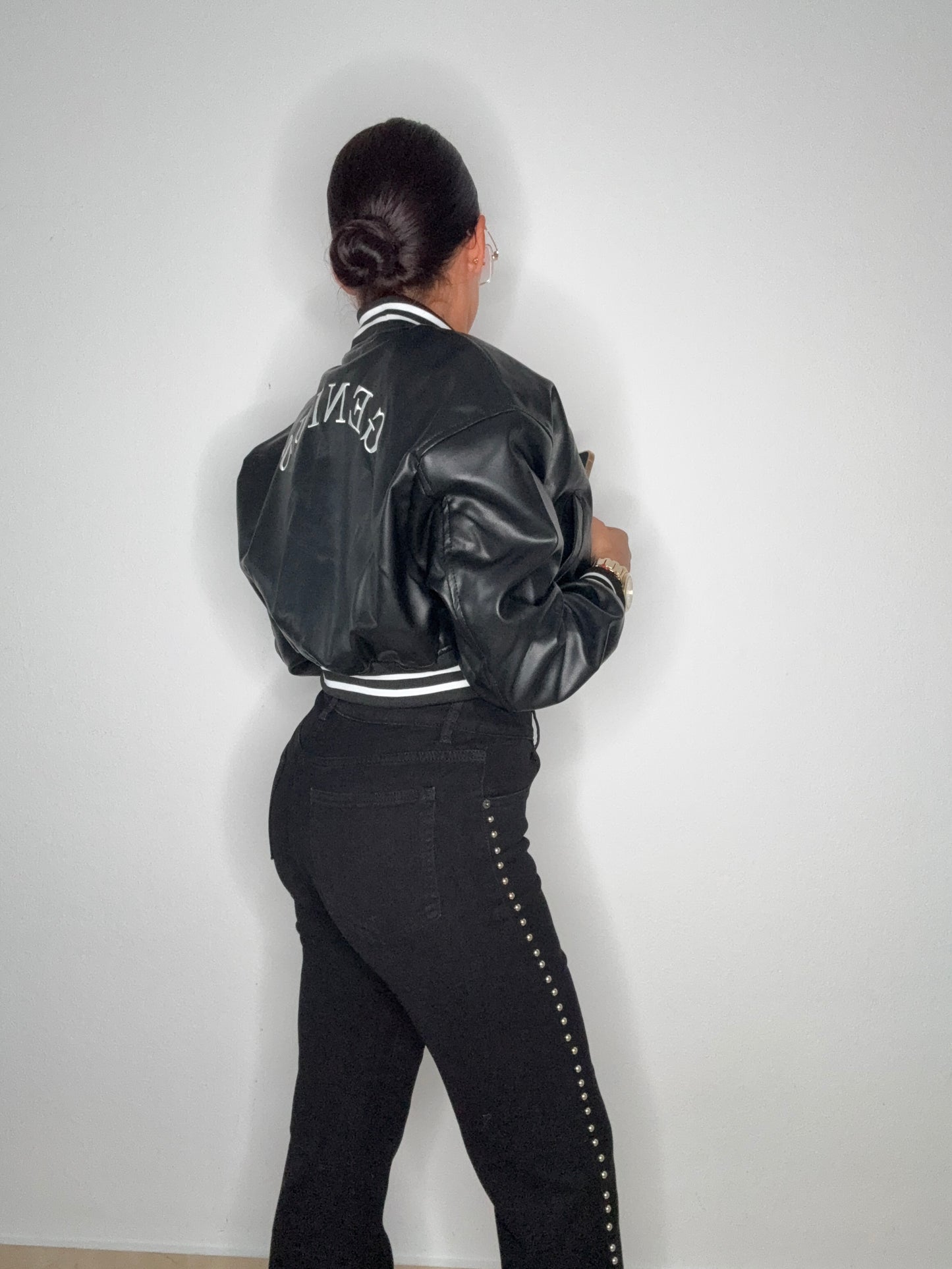 JEANS TACHAS BLACK