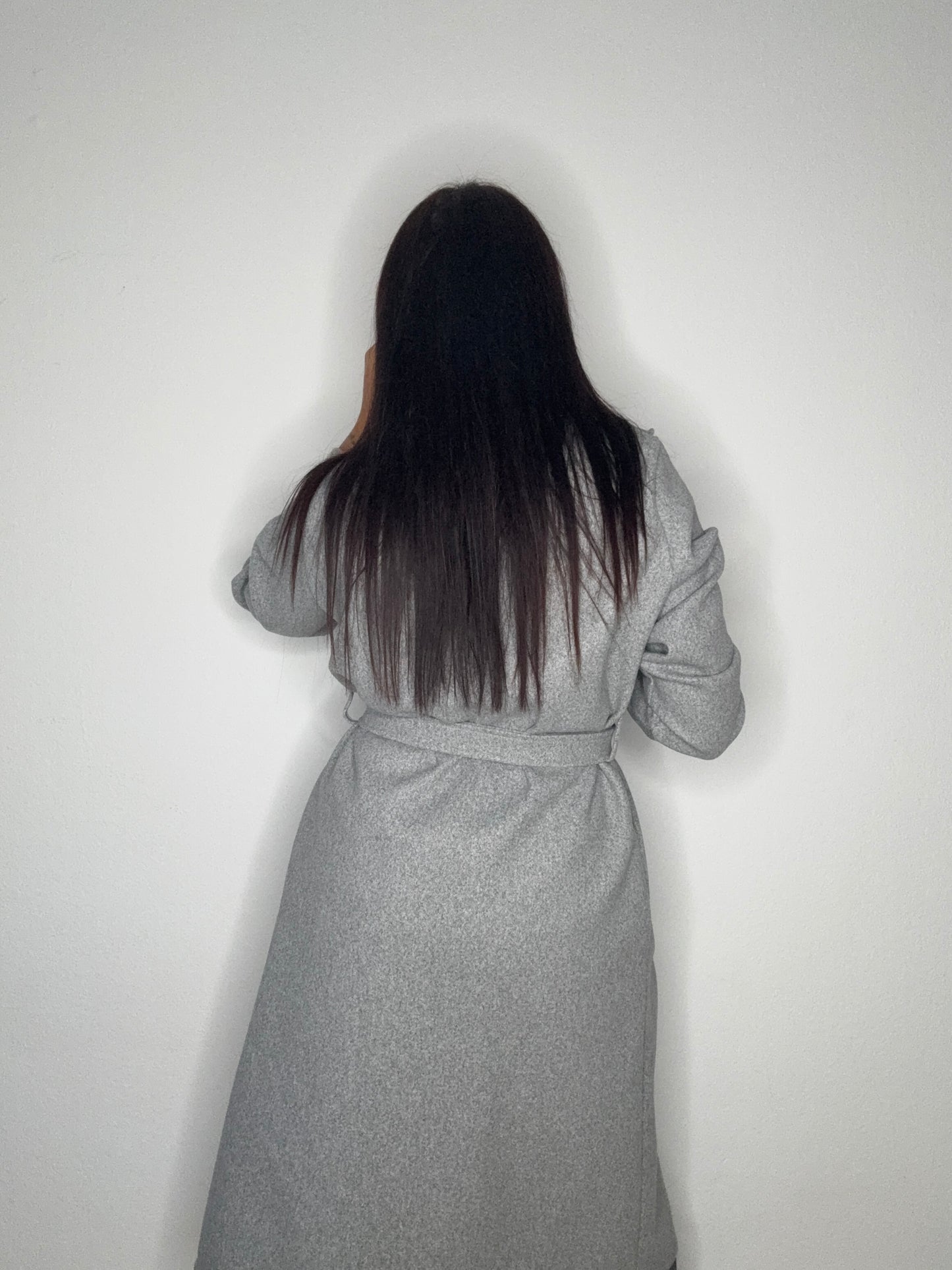 GABARDINA PAÑO GREY