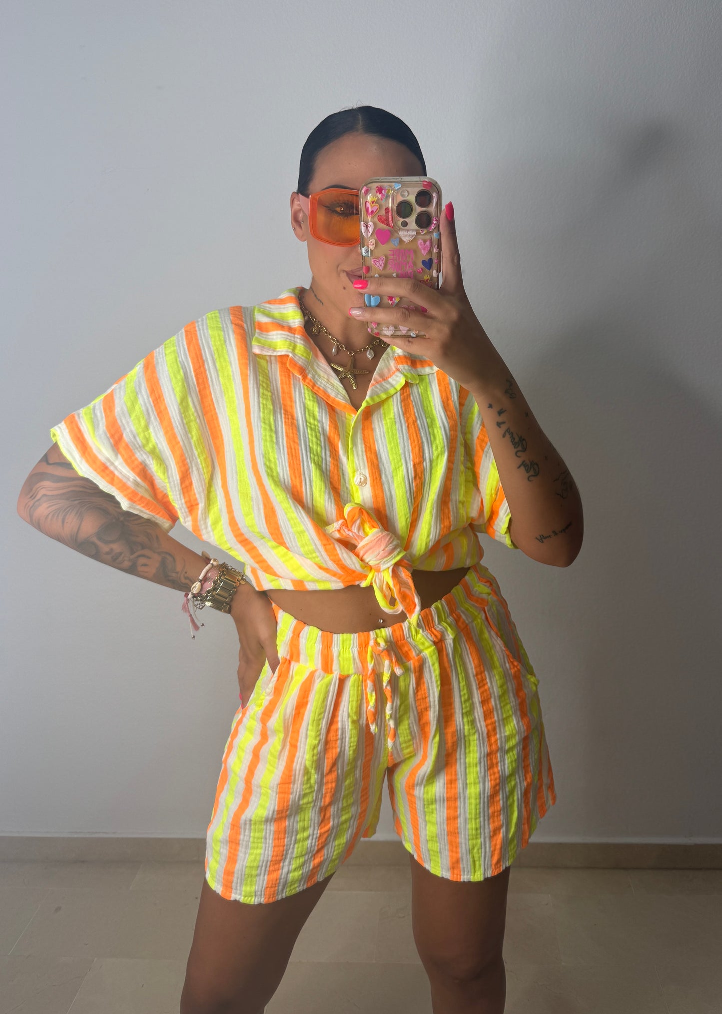 CONJUNTO NEON RAY YELLOW