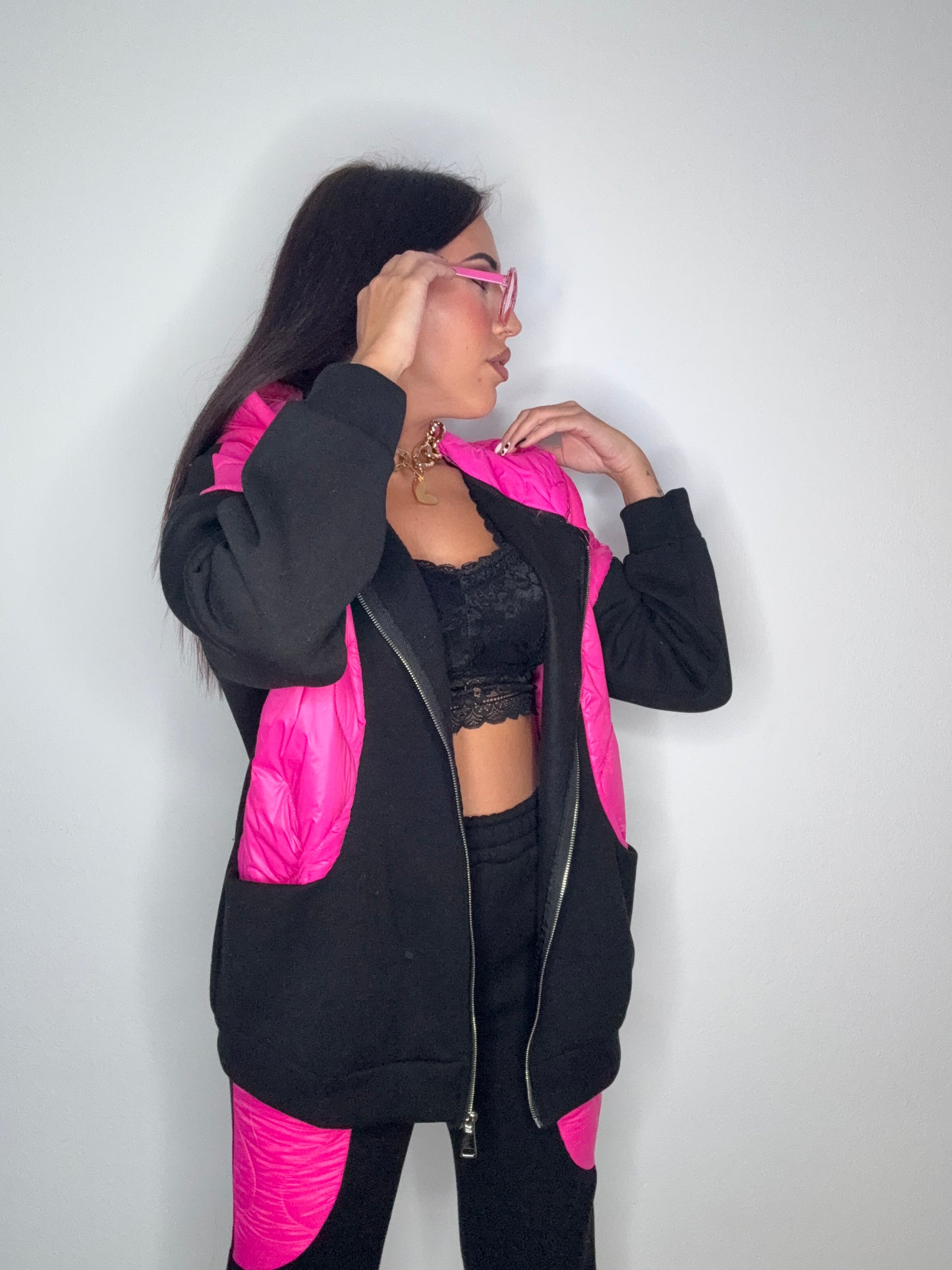 SUDADERA EXCLUSIVA NEON BLACK