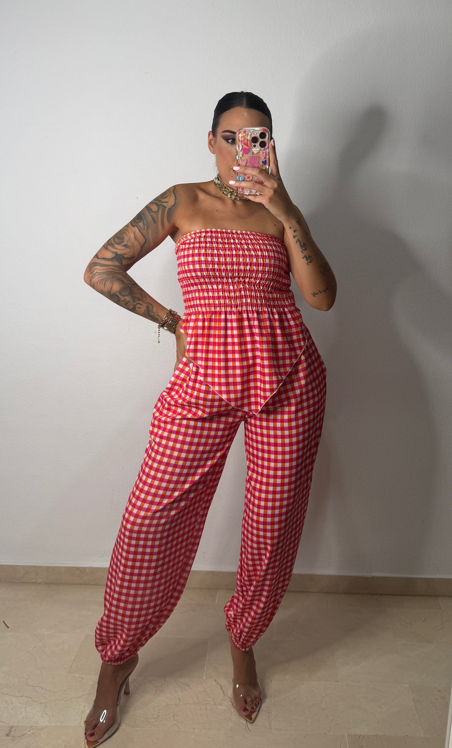 CONJUNTO MALDIVAS FUCSIA