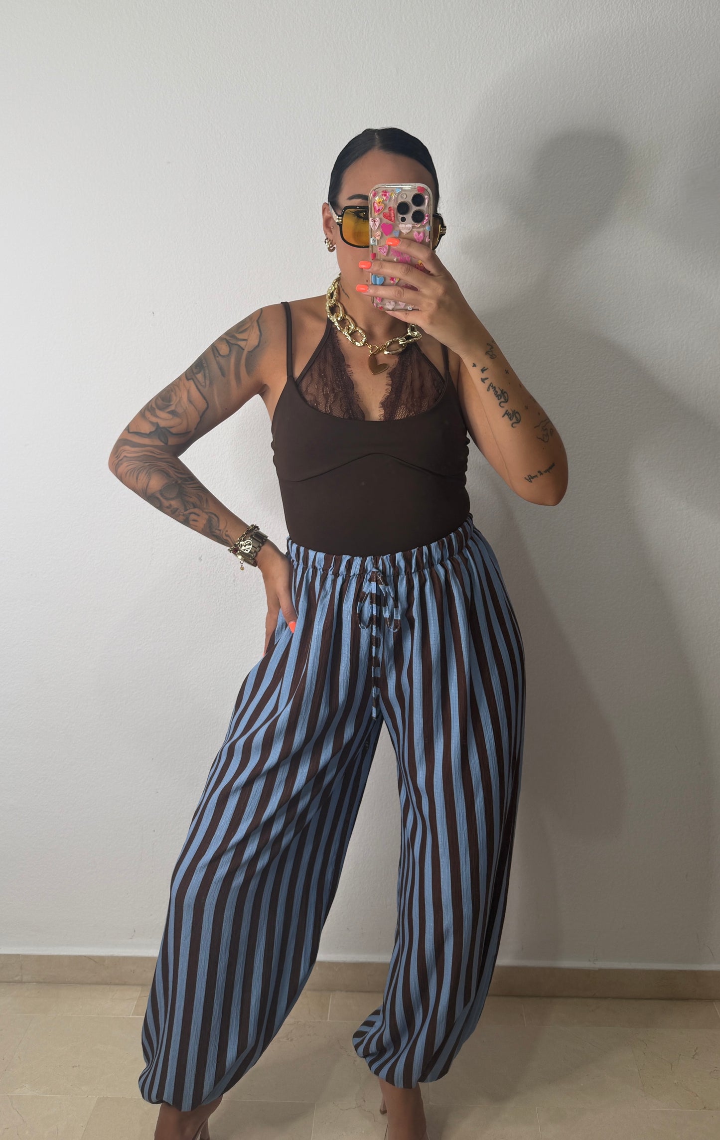 PANTALÓN RAY NAGAEL BOMBACHO BLUE