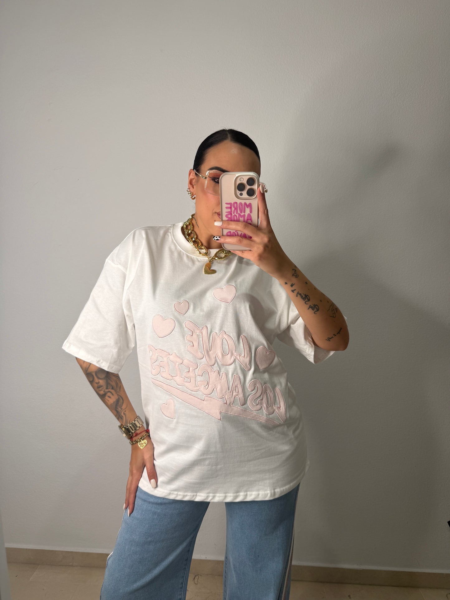 CAMISETA OVER LOS ANGELES