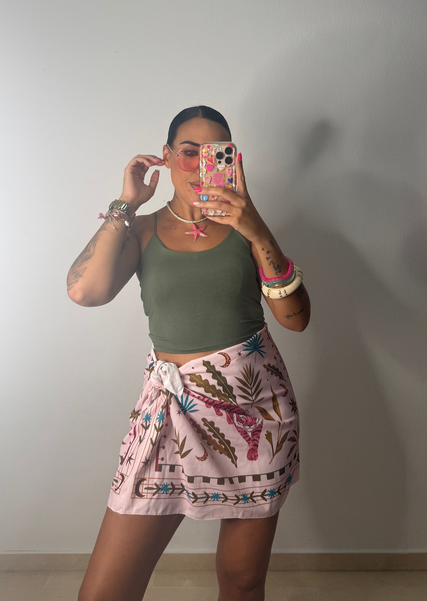 FALDA PAREO SHORT LEO