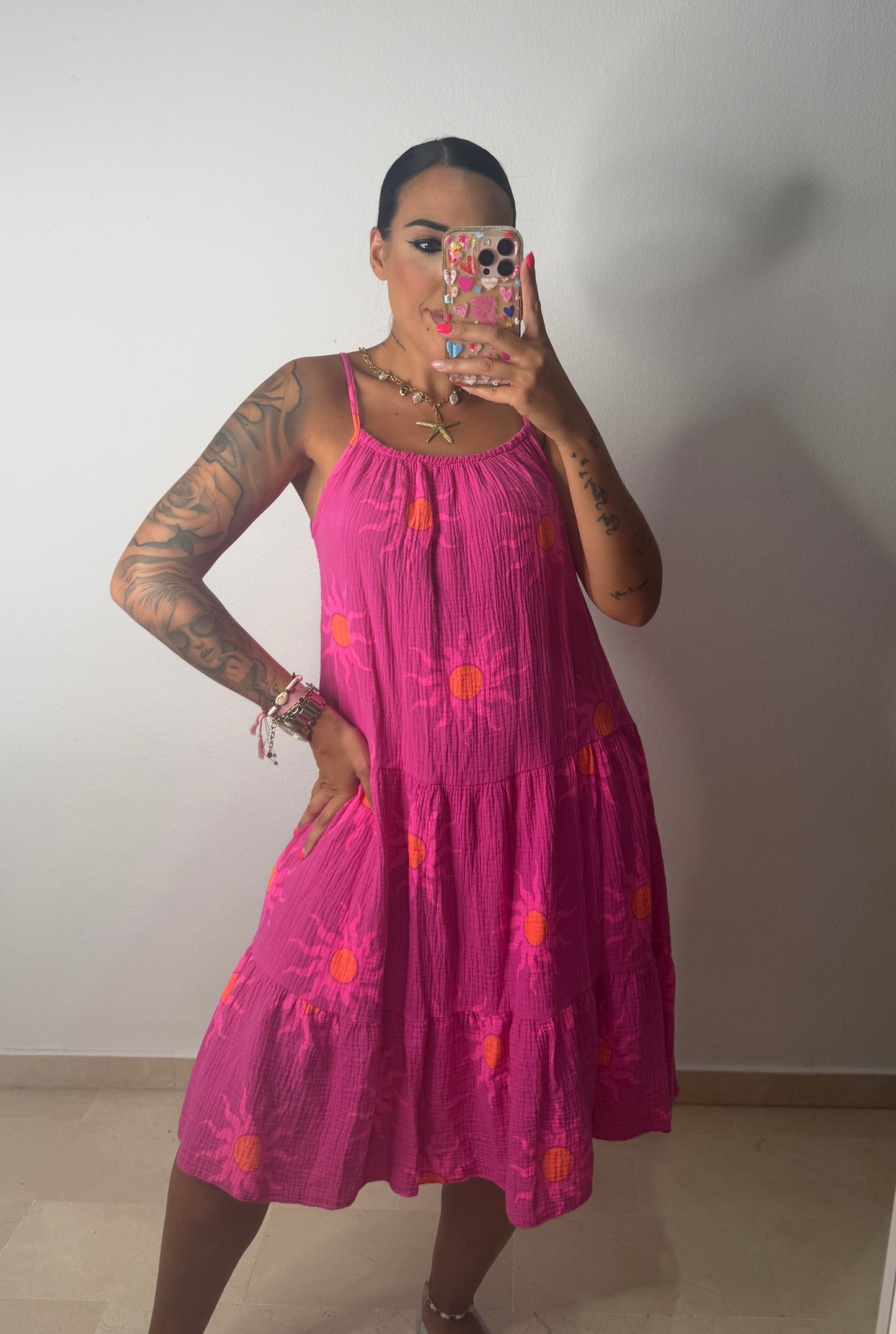 VESTIDO SOLEIL FLÚOR