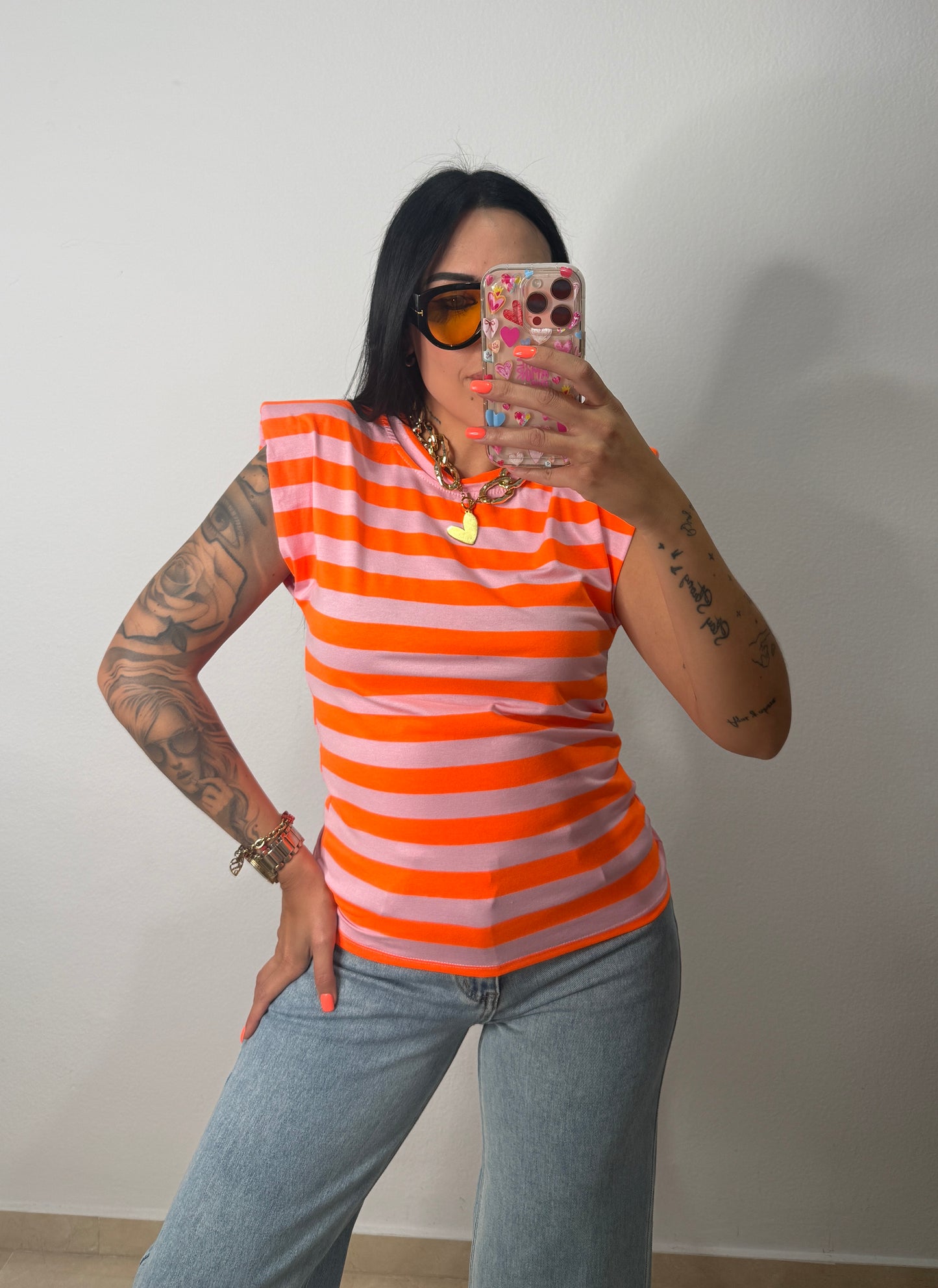 CAMISETA NEON BICOLOR