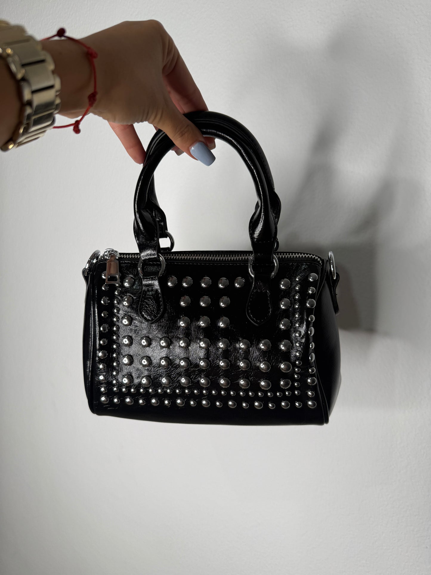 BOLSO MINI TACHAS BLACK