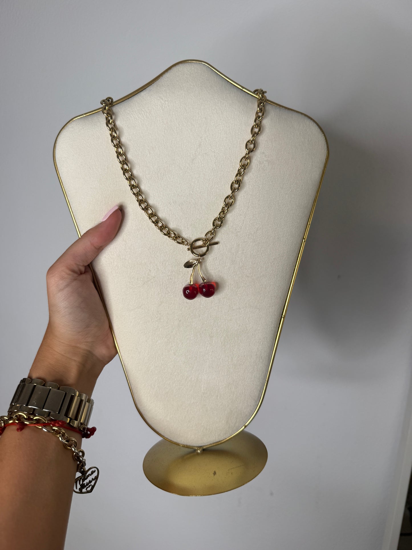 COLLAR CHERRY ACERO