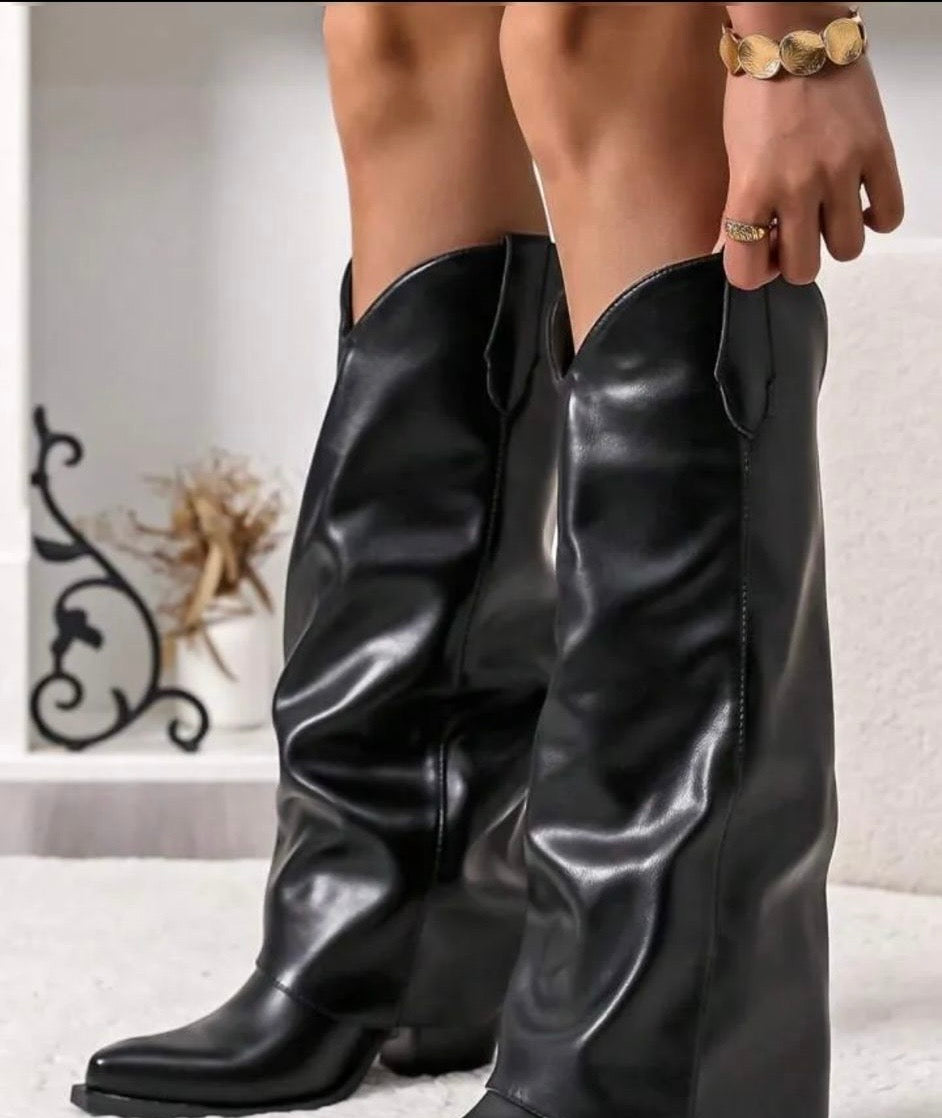BOTA POLAINA POLIPIEL BLACK