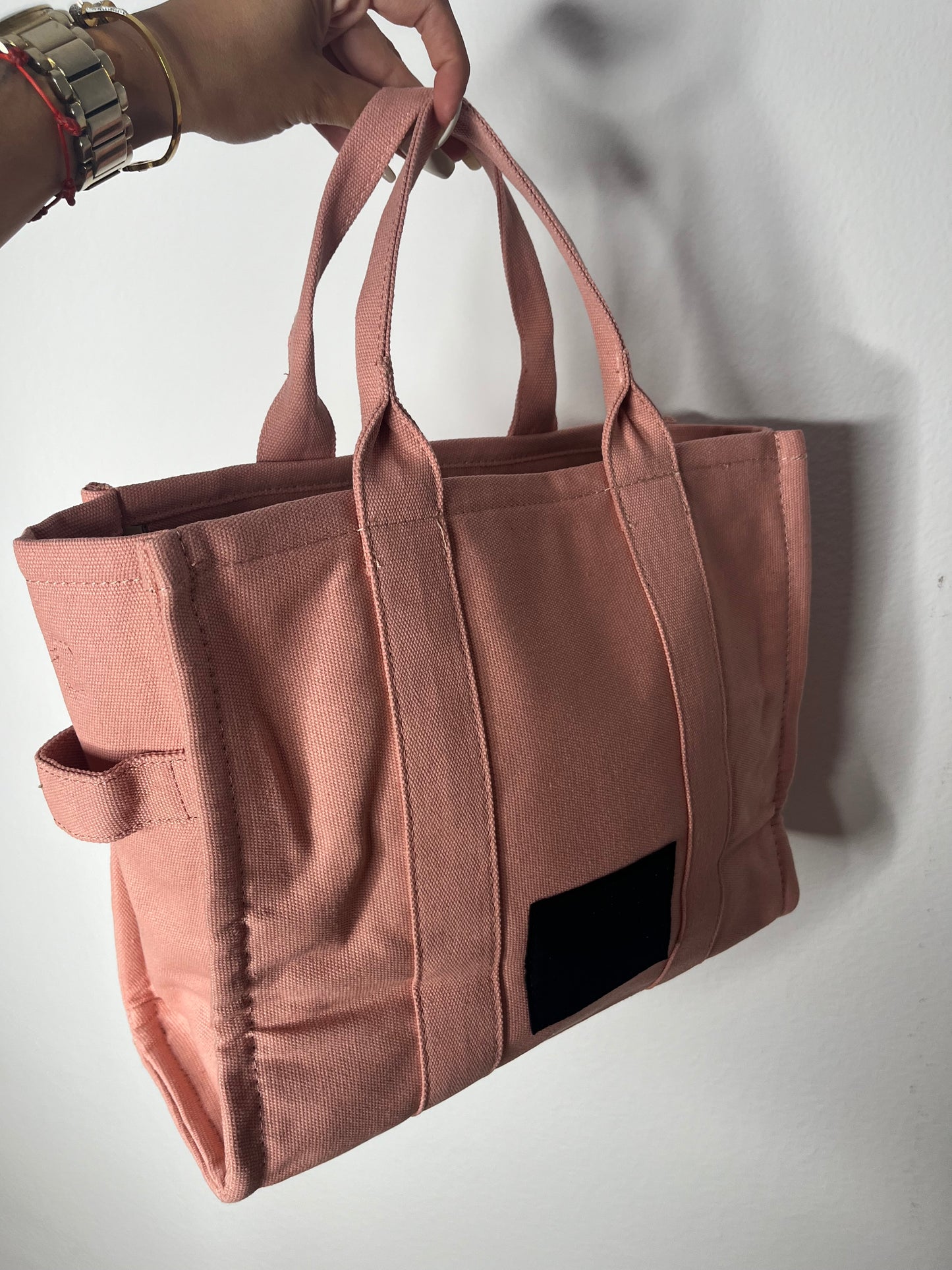 BOLSO SHOPPER DENIM PINK