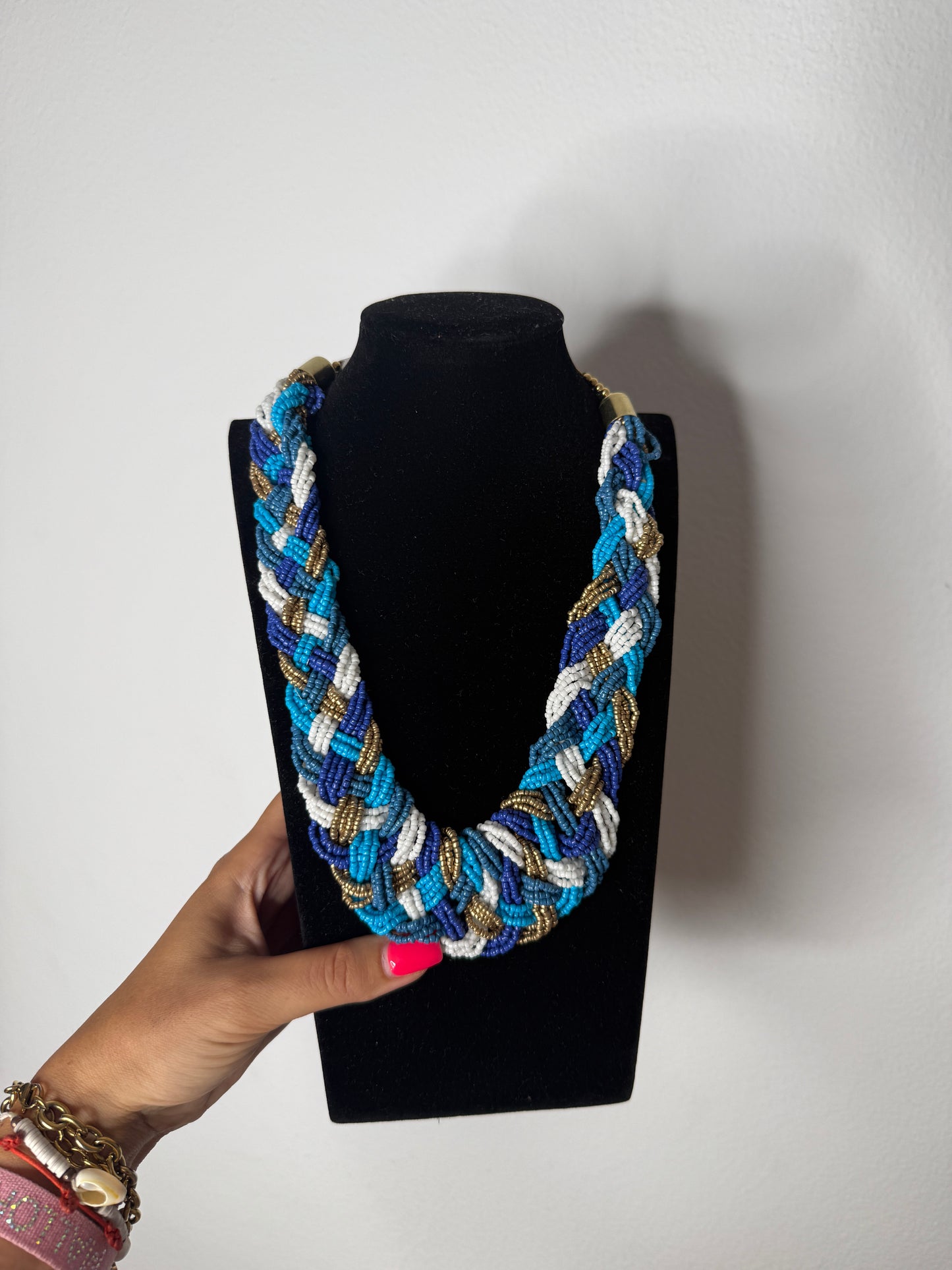COLLAR TRENZADO BLUES