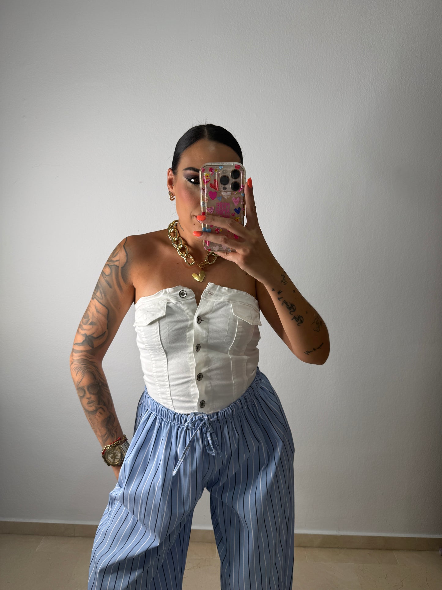CORSET DENIM