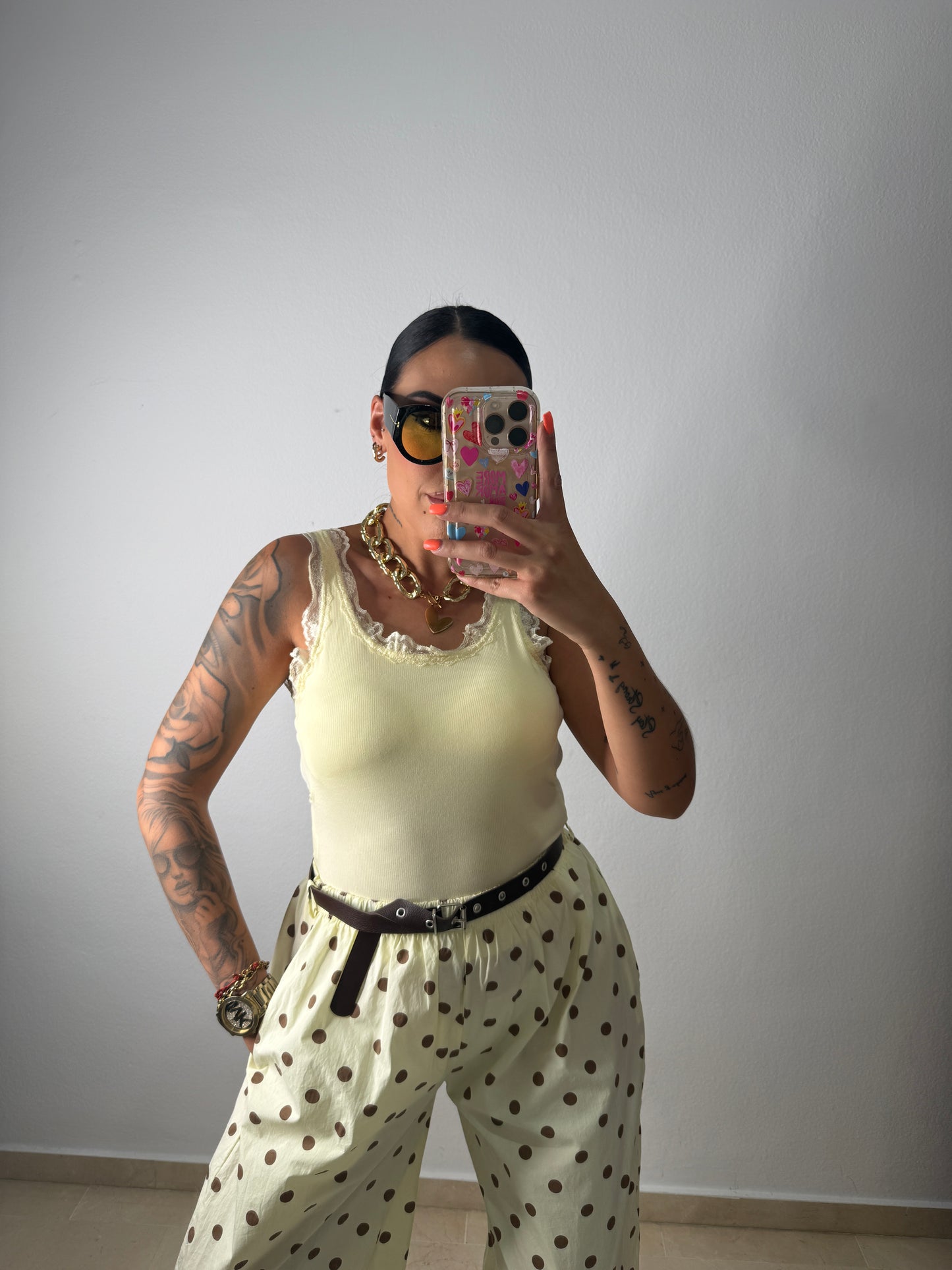 TOP PUSH UP YELLOW