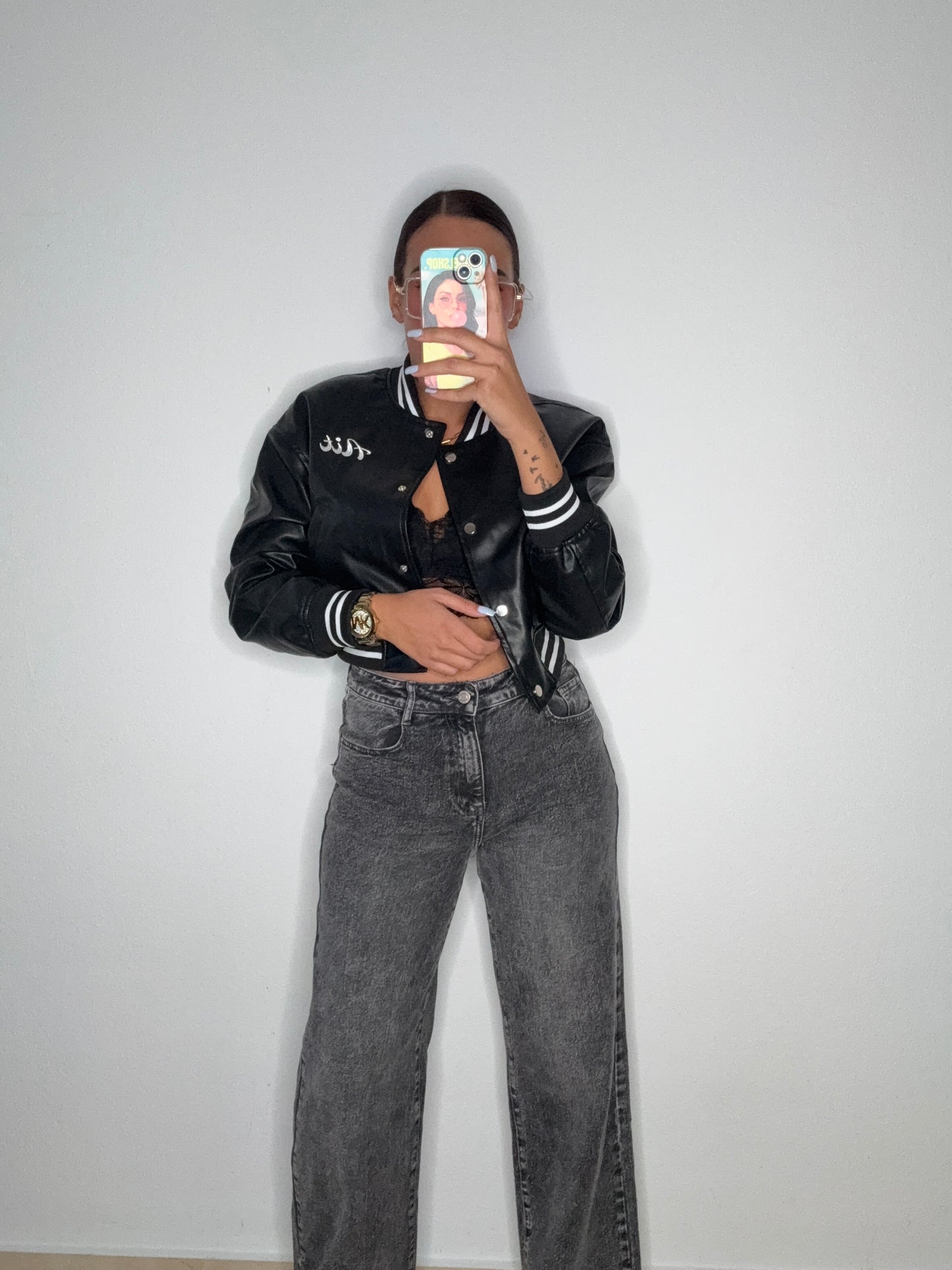 JEANS HIGH WAIST EFECTO LAVADO