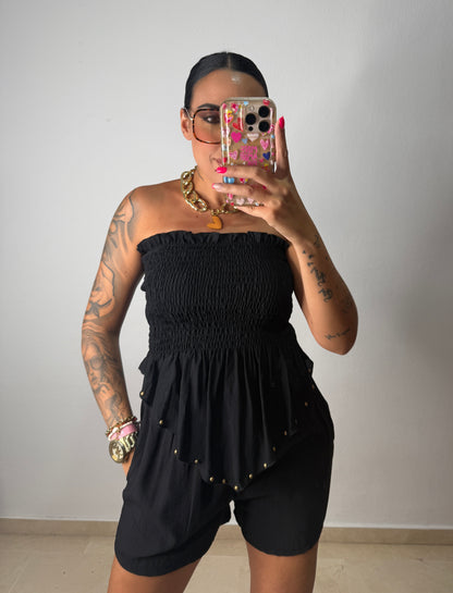 TOP PAÑUELO TACHAS