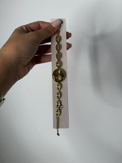 PULSERA ESLABONES DOR