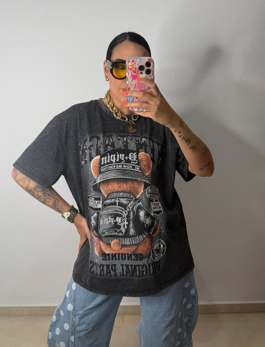 CAMISETA LUXURY VINTAGE BLACK