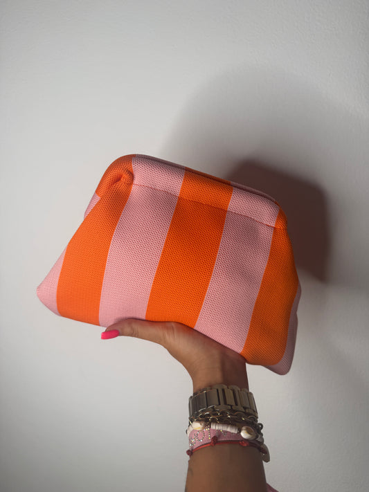 CLUTCH RAY PINK ND ORANGE