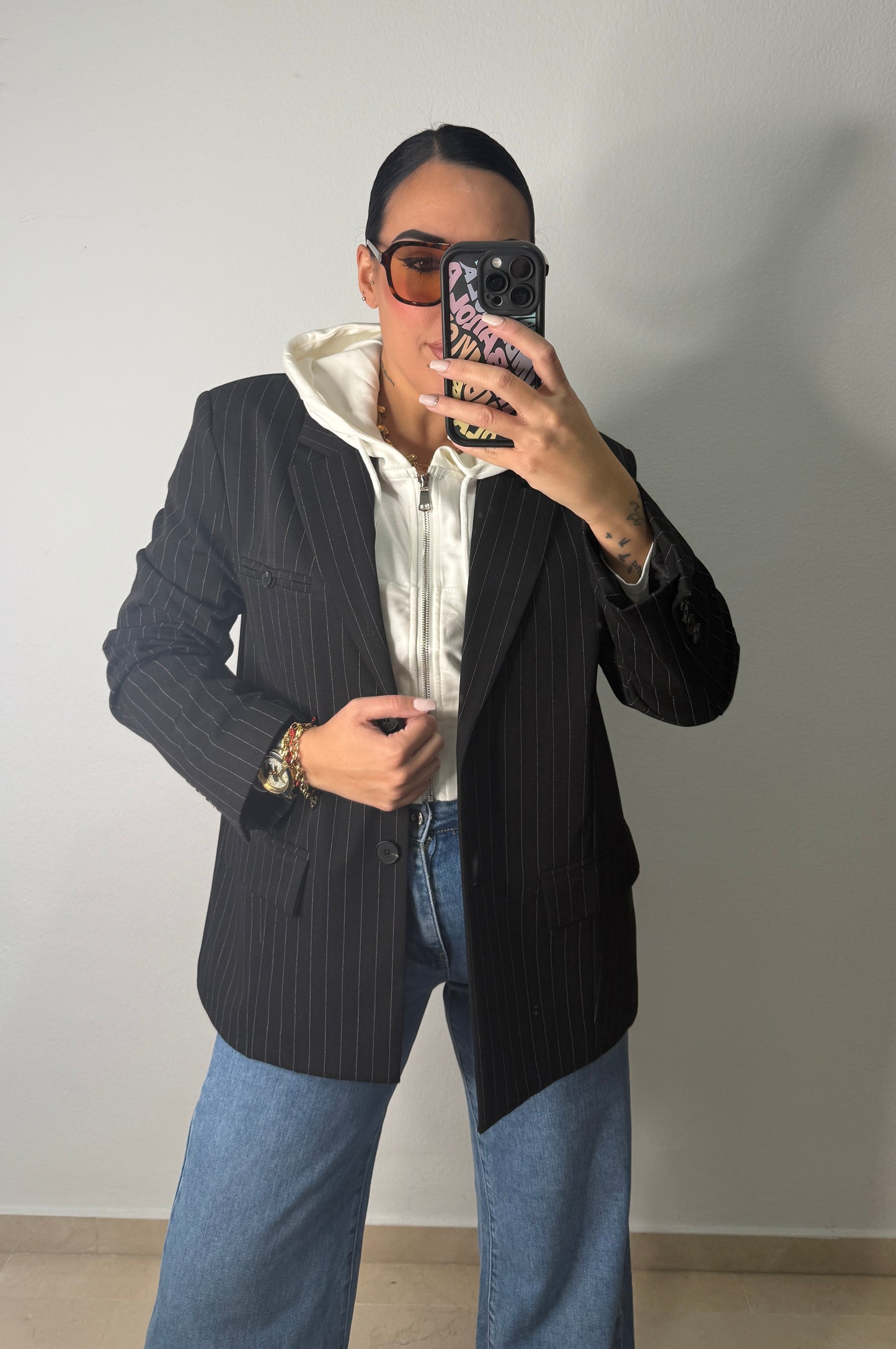 BLAZER RAYA DIPLOMÁTICA LUMINA BLACK