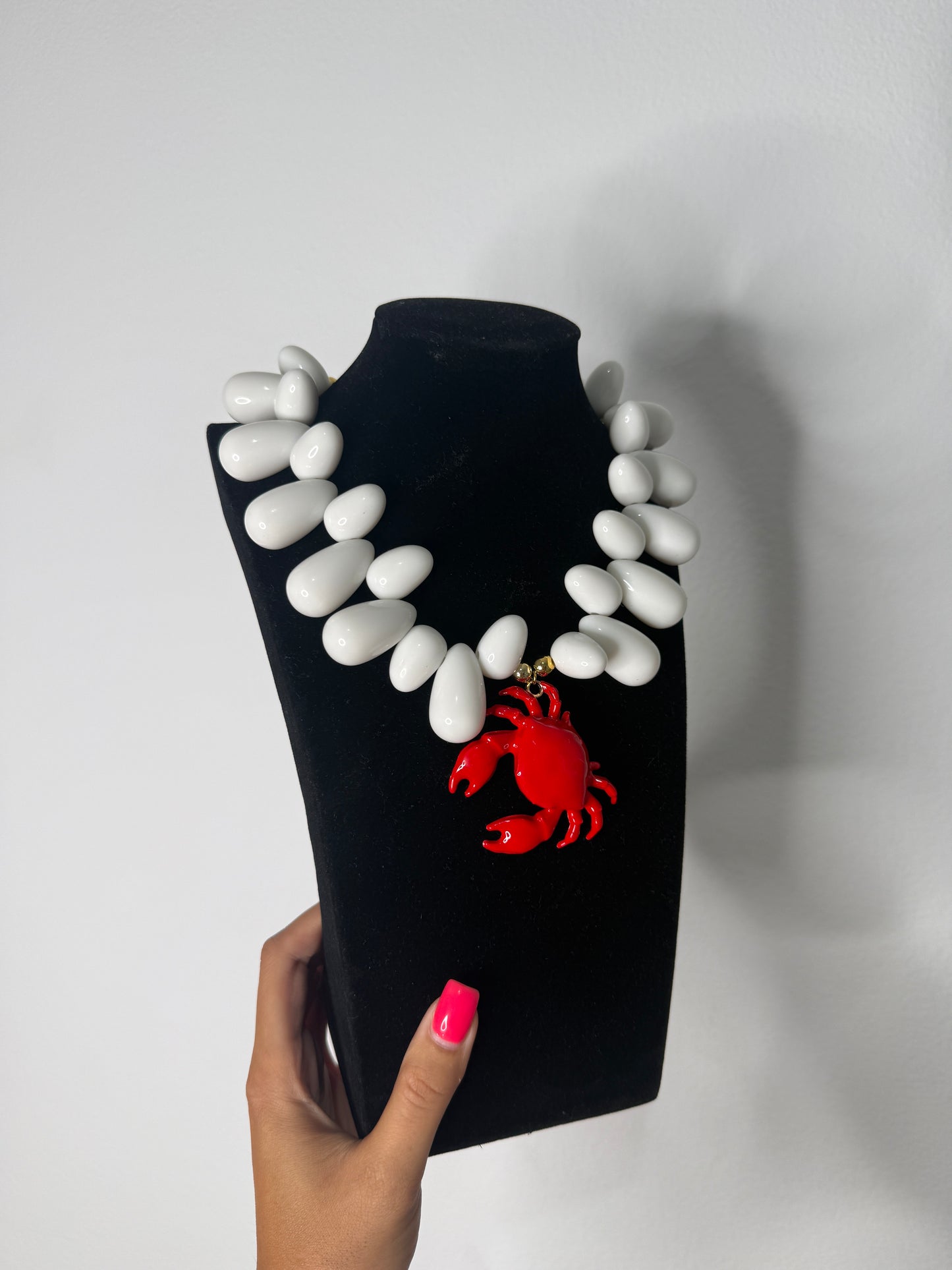 COLLAR CRAB WHITE