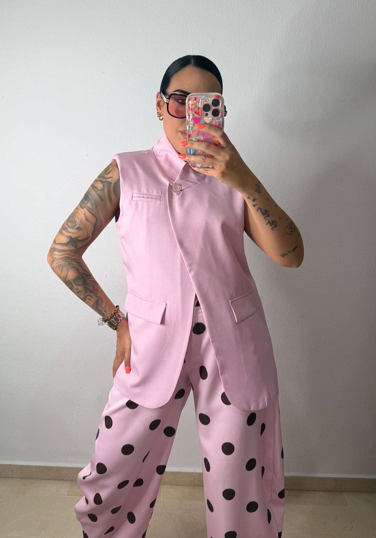 CHALECO ABERTURA PINK