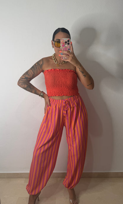 PANTALÓN RAY NAGAEL BOMBACHO PINK