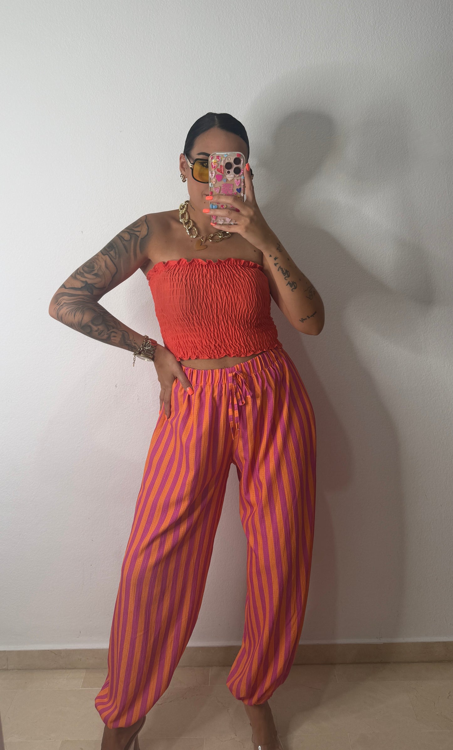PANTALÓN RAY NAGAEL BOMBACHO PINK