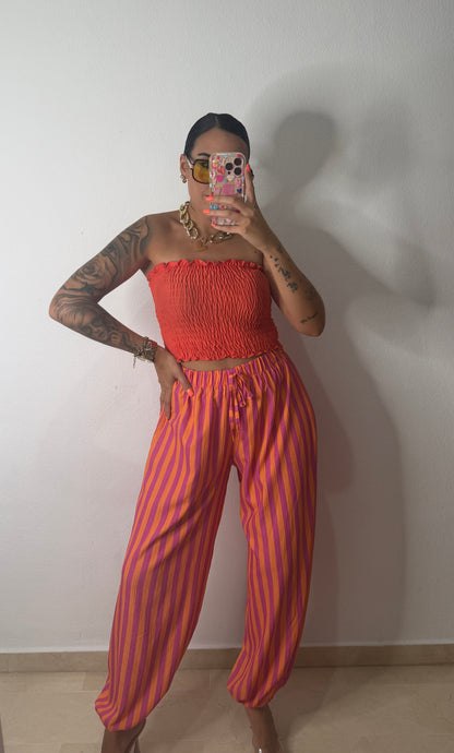 PANTALÓN RAY NAGAEL BOMBACHO PINK