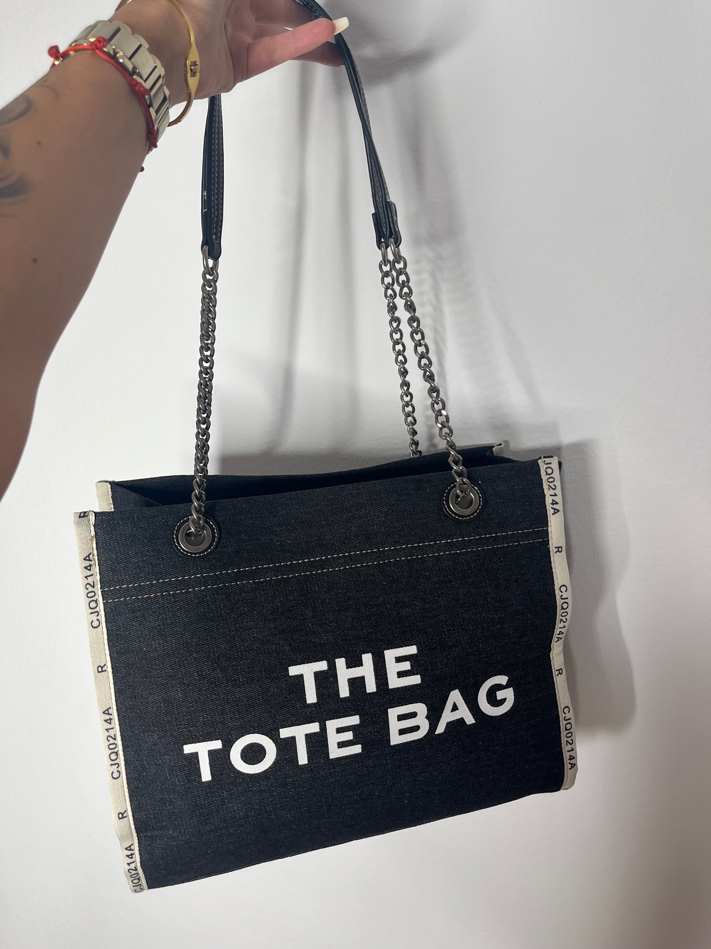 SHOPPER DENIM TOTTE BLACK