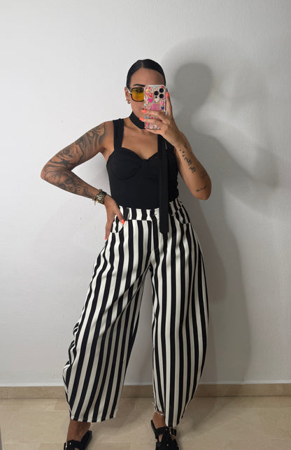 PANTALÓN GLOBO RAY BLACK