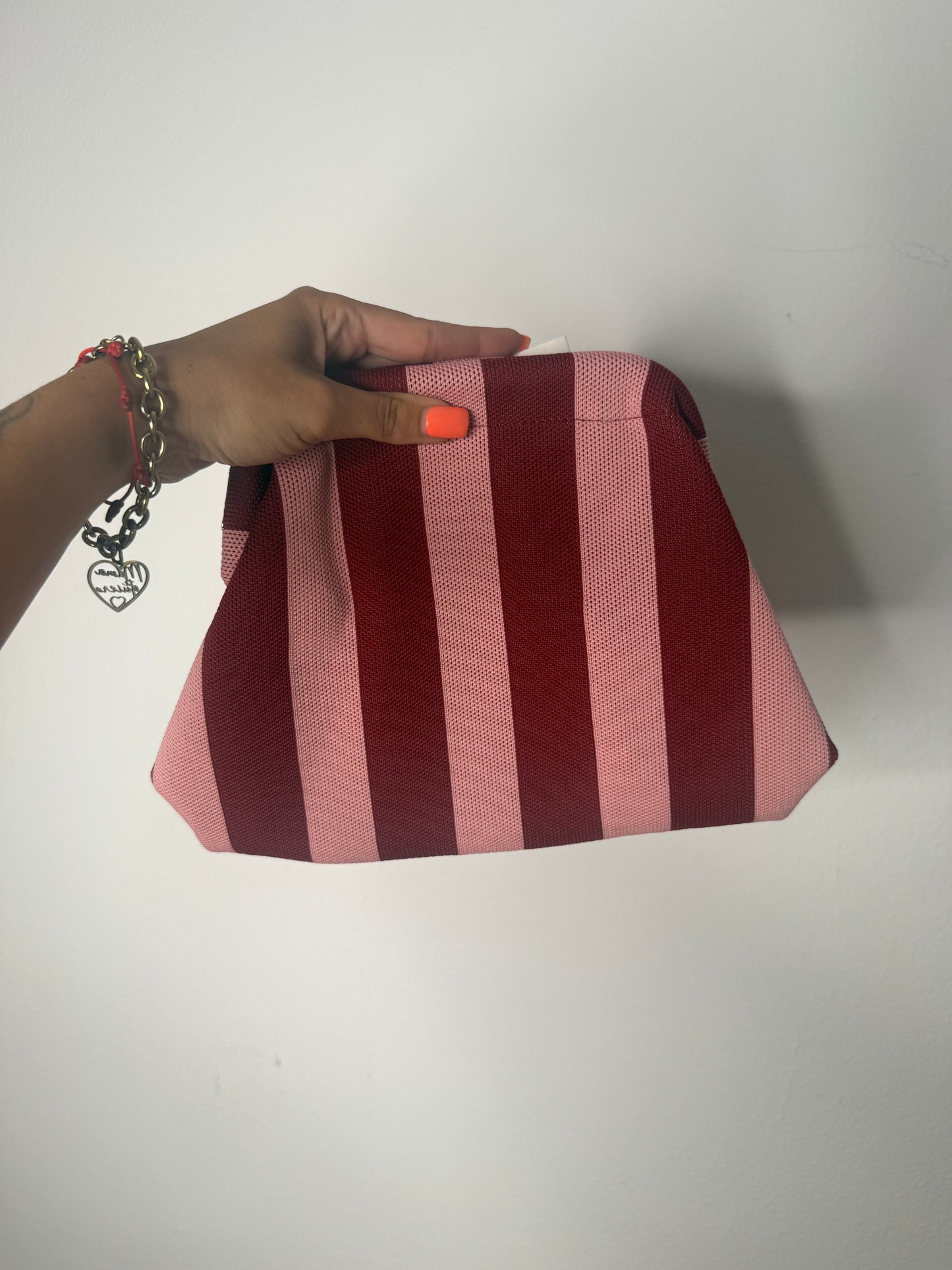 CLUTCH KELLY RED ND ROSE