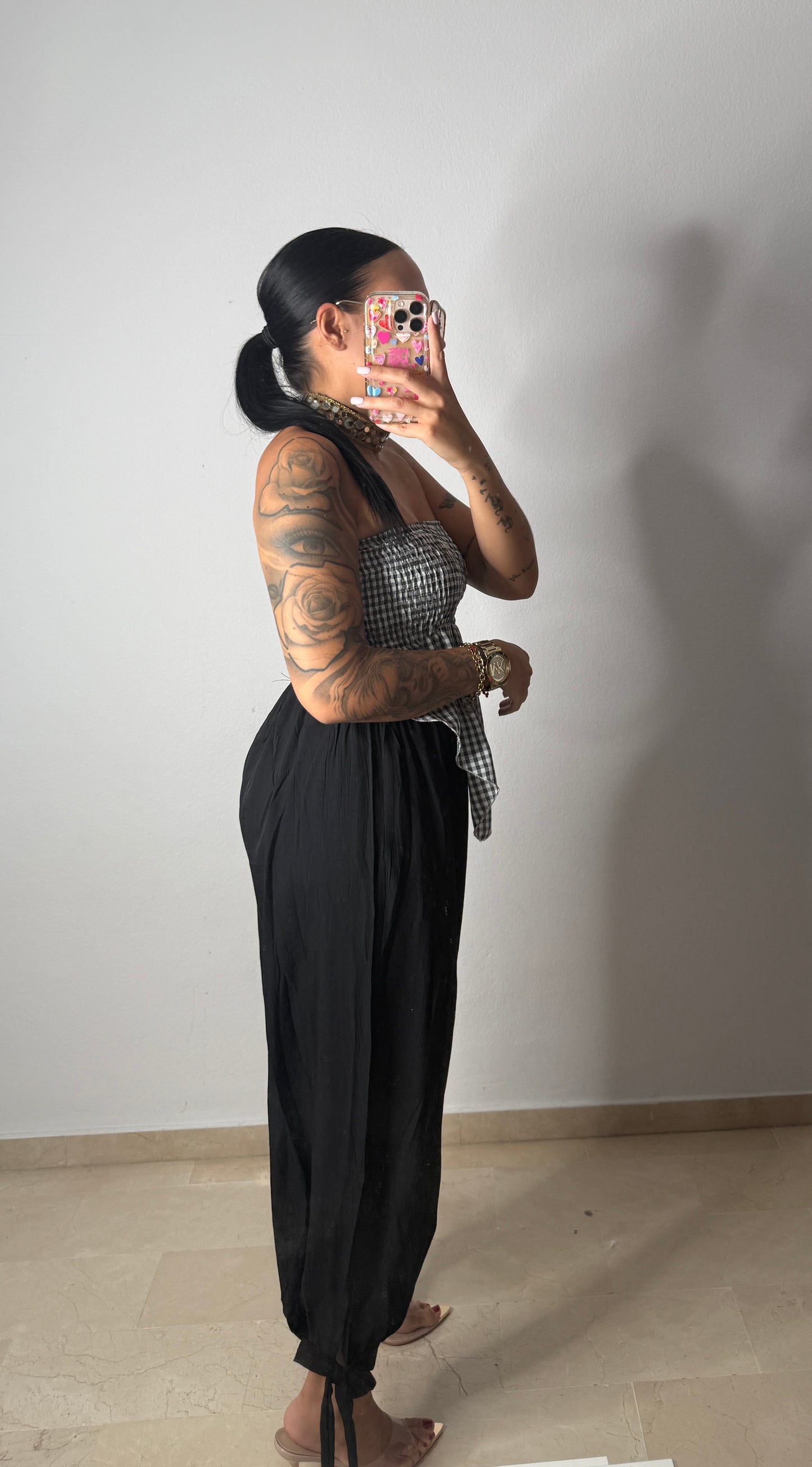 PANTALÓN LAZADA BLACK