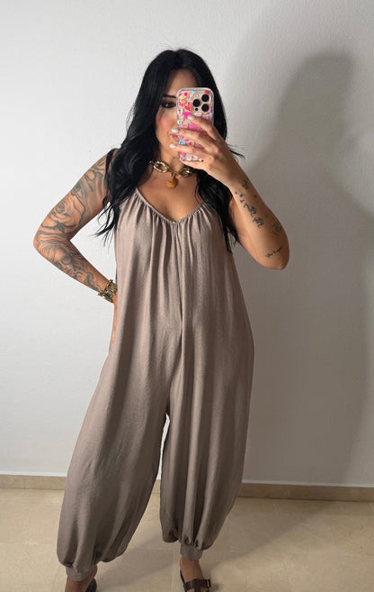 MONO BAGGY BOMBACHO TAUPE